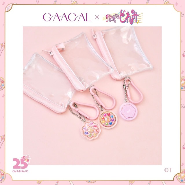 【GAACAL×おジャ魔女どれみ】「GAACAL×おジャ魔女どれみ ミニクリアポーチ」全3種 1,320円