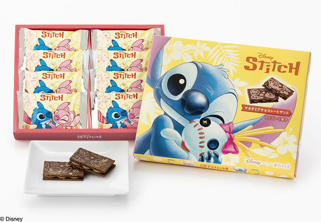 スティッチ/マカダミアチョコレートサンド 8枚入 1,188円|Disney SWEETS COLLECTION by 東京ばな奈