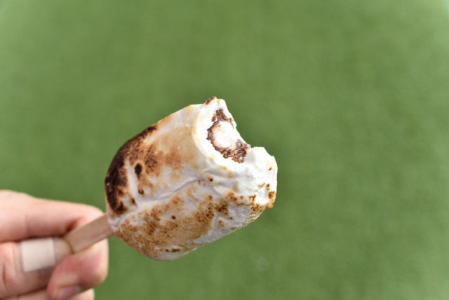 竹下製菓　フローズンモア風ブラックモンブラン焼きマシュマロ