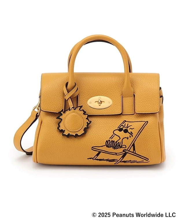 【PEANUTS×マルベリー】[受注生産]Mulberry | PEANUTS ベイズウォーター サッチェル ￥248,600