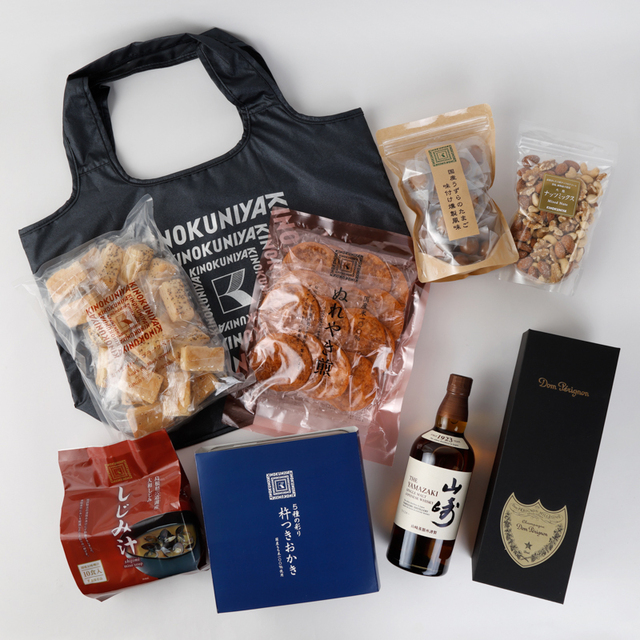 「山崎＆ドン・ペリニョンセット」＜価格：50,000円（税込）＞【紀ノ国屋の選りすぐり商品がセットに！公式オンラインストア限定「春のハッピーボックス」全セット送料込みで販売中！】