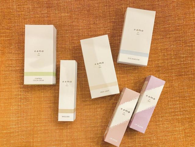 【#4me by GU コスメ】カラフルで可愛らしいアイテムばかり