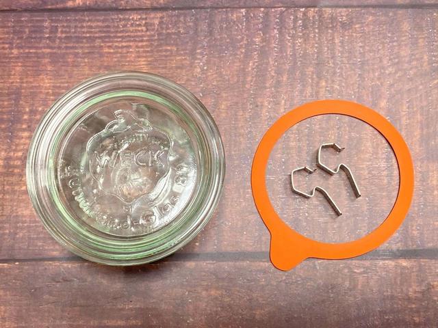 【ナチュラルキッチン】WECK Gugelhupfglas （クグロフグラス）165ml／税込330円・WECKゴムパッキン金具付 80専用／税込110円