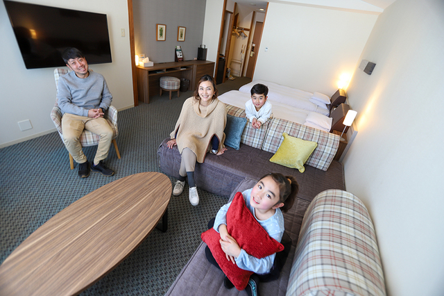 ホテルに泊まるのもいい思い出作りに