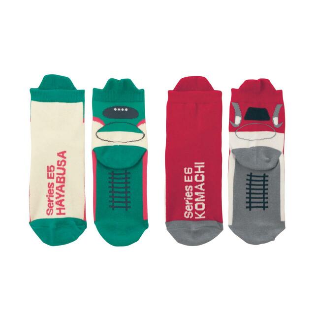 ショート丈靴下２柄セット 「新幹線シリーズ」｜￥790 （税込）