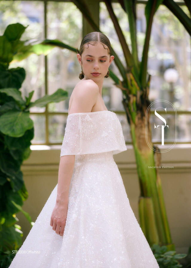 クラウディア|「ST(サチコツツイ)」新作ウェディングドレス|STB0008_Offwhite