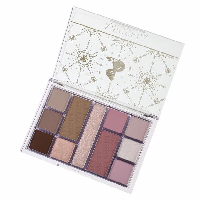 【MISSHA】ラプンツェル アイシャドウ・チーク ムード モーメント パレット LAVENDER SUNSET ホリデー 4,400円