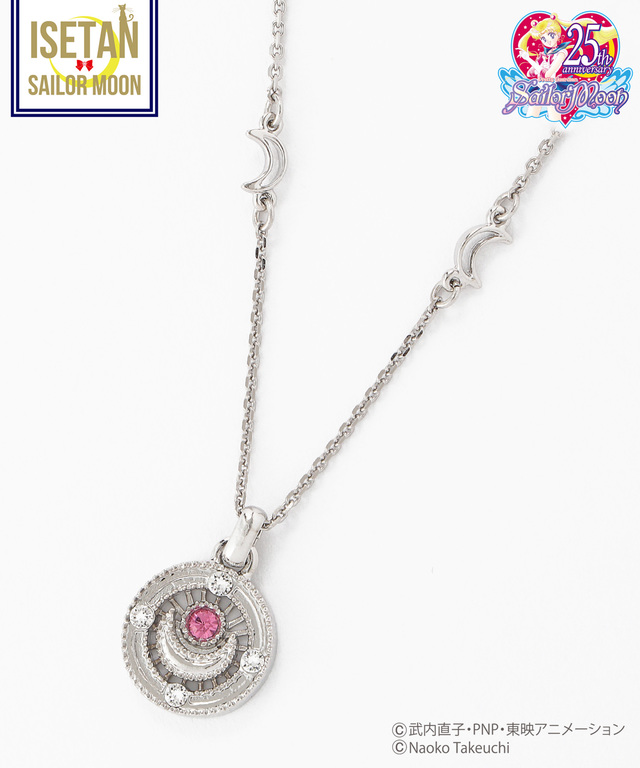 スワロフスキー®クリスタルコラボ　変身ブローチネックレスM