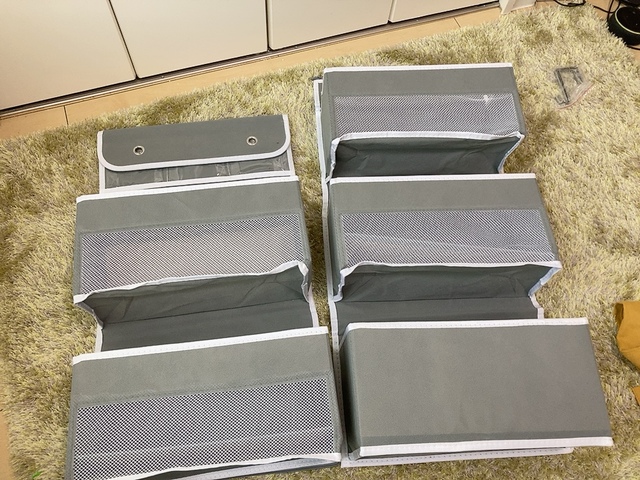 【HASONA ウォールポケット 6段】1段ごとに十分な大きさで収納力があります