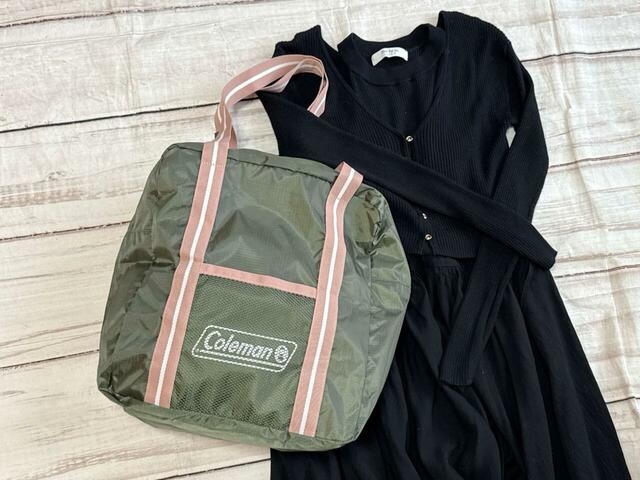 ブラックのロングワンピースに合わせてみました♪