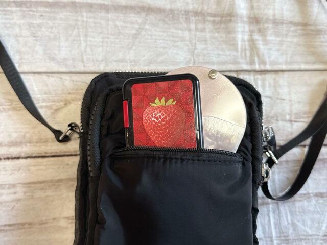 お出かけの必需品を収納！1のポケットにはミラーとミントタブレットをイン