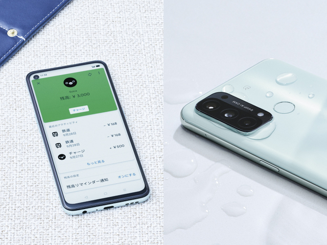 おサイフケータイ®や防水防塵もOK。／『OPPO Reno5 A』
