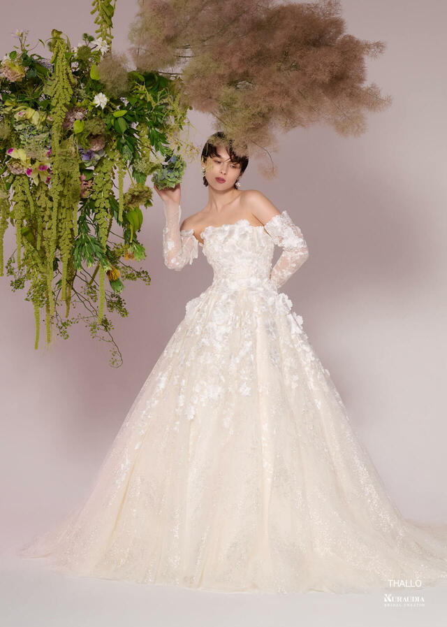 「Irida maison(イリーダメゾン)」新作ウェディングドレス IM-0034_OffWhite