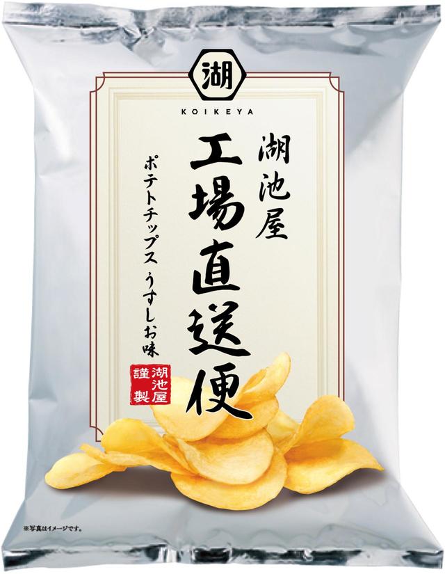 湖池屋工場直送便 ポテトチップスうすしお味