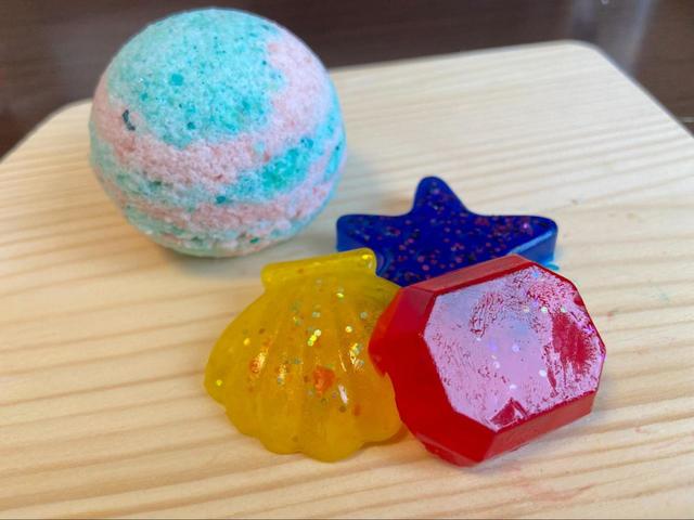 【ダイソー／つくろう！あわボム／つくろう！キラキラせっけん】手作りとは思えない仕上がりに！