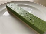 【ファミリーマート スナフキン抹茶チーズケーキ】見た目も味わいも大人っぽい