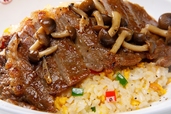 サーロインステーキ炒飯