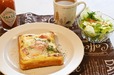 【卵とベーコンのマヨトースト】朝ごはんイメージ