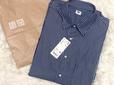 【UNIQLO　エクストラファインコットンブロードストライプシャツ】おしゃれなストライプ