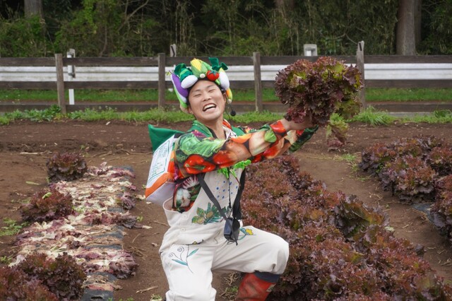 「THE FARM」を活動拠点とする農と野菜のスター・ヤサイちゃん