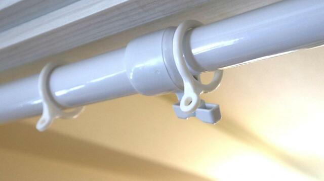 【ニトリ  強力つっぱりポール】ネジのところをリングランナーが通らない問題発生