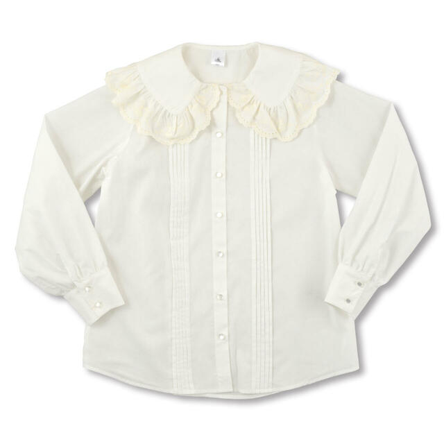 ミニー 長袖ブラウス ホワイト MINNIE DAY 8,000円