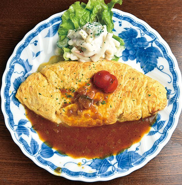 絶品!「酒場カレー」厳選5／本石亭（神田）　  チーズオムレツ 650円
