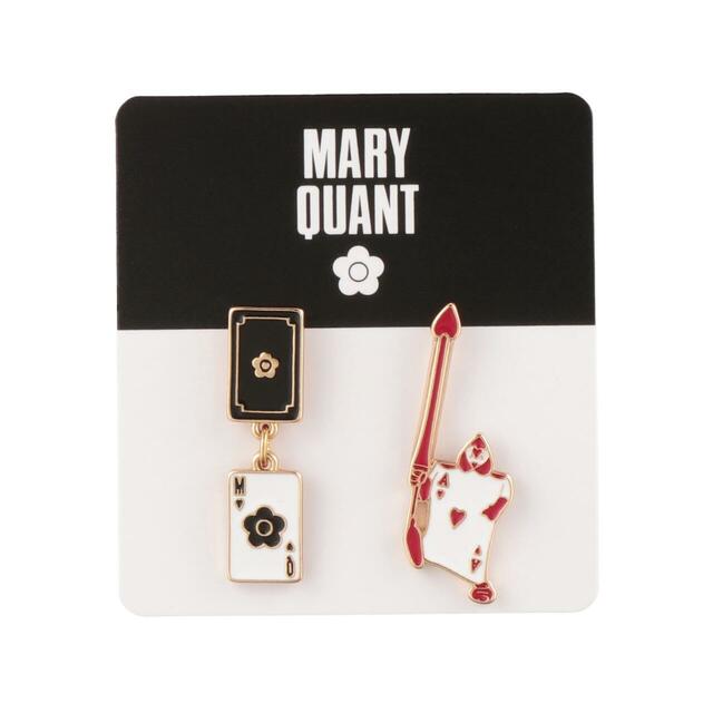 トランプ兵デザイン ピアス ¥3,850｜マリークワント アリス イン ワンダーランド デザイン コレクション