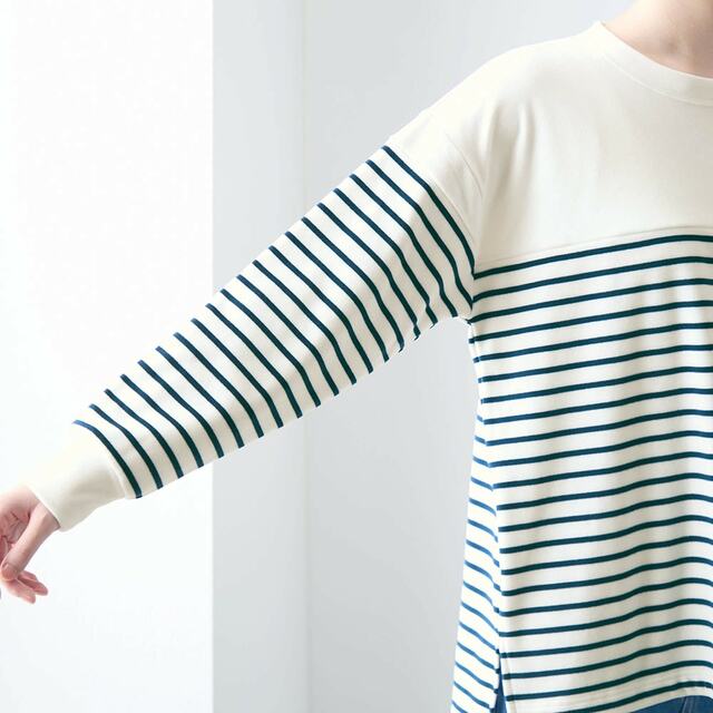 起毛ボーダーチュニック（選べるキャラクター）｜￥4,290 （税込）