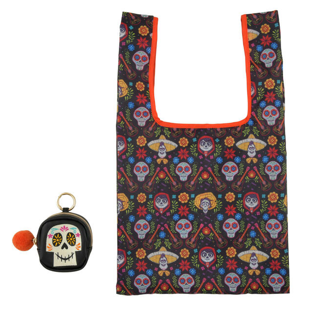 ミゲル、ヘクター、エルネスト・デラクルス ショッピングバッグ・エコバッグ ポーチ入り ディズニー＆ピクサー『リメンバー・ミー』