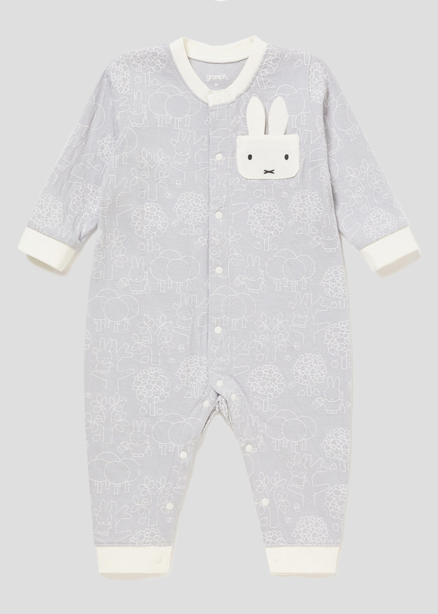 ロンパース「ツリー パターン」3,850 円(税込)(サイズ 70/80)