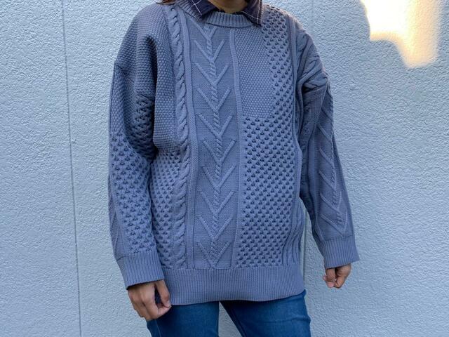 【ワークマン SOLOTEX®使用ケーブルプルオーバー】大きめシルエット