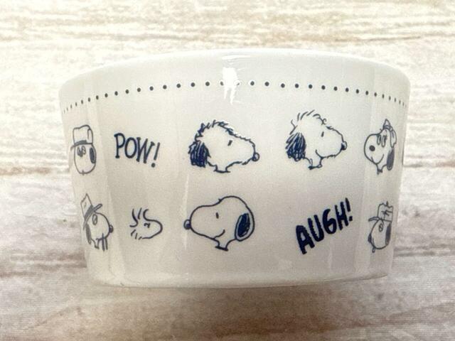 【cookpad plus 2025年冬号 スヌーピー 磁器のボウル皿セット】スヌーピーに似ているけど、ふわふわの毛並みが特徴な子はアンディ。もちろんスヌーピーやウッドストックもいます♪