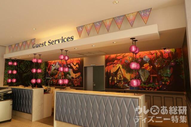 東京ディズニーセレブレーションホテル:ウィッシュ 40周年装飾 40周年装飾（撮影/園浦）