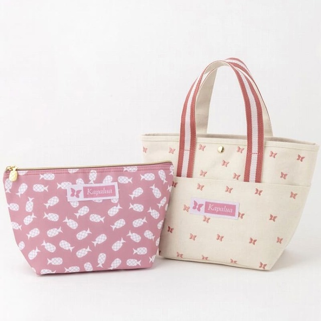 【Kapalua 保冷ポーチ付き ランチトートバッグ】初のブランドムックとなる今回の特別アイテムは、「保冷ポーチ＆ランチトートバッグ」の豪華2点セット！