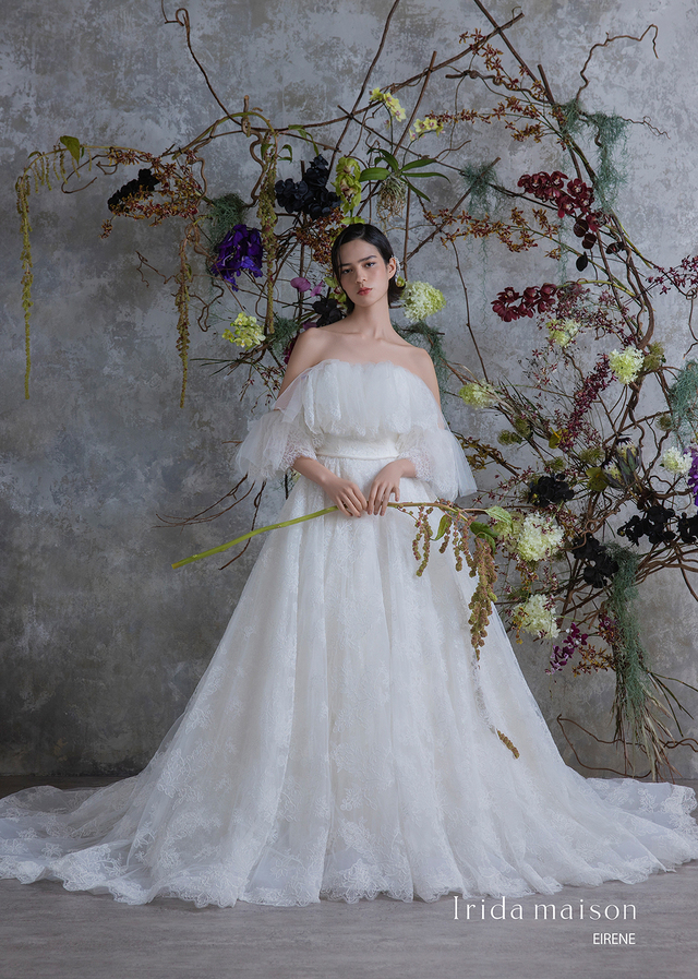 クラウディア｜「Irida maison（イリーダメゾン）」新作ウェディングドレス｜IM-0042_Offwhite