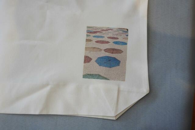 【ダイソー】「アイロンプリントシート」化繊維（ポリエステル）に転写したところ