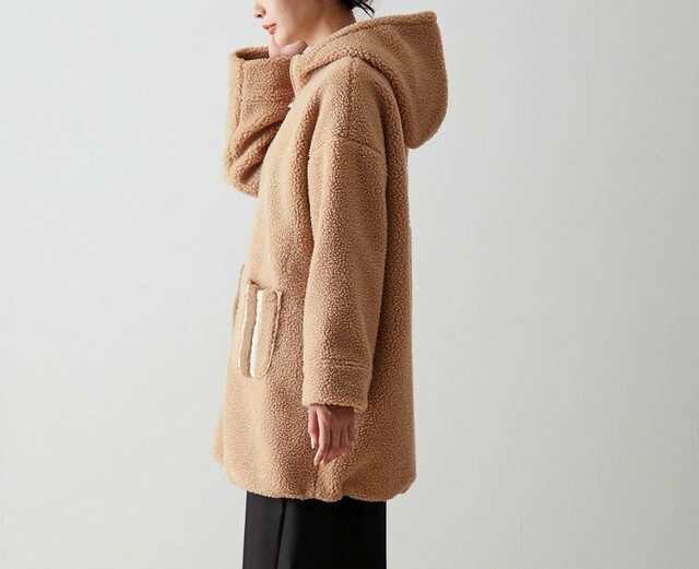 おしりが隠れる丈のボアジップブルゾン「チップ＆デール」｜￥ 8,990 （税込）