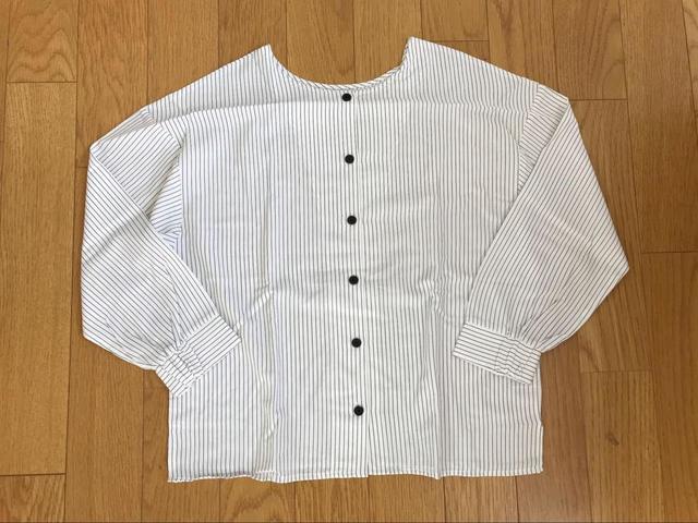 【GU レーヨンラウンジセット】腕まくりができると家事もしやすい