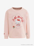 Cath Kidston × Hello Kitty キッズロングスリーブシャツ ピンク 100/110/120/130 各7,700円(税込)