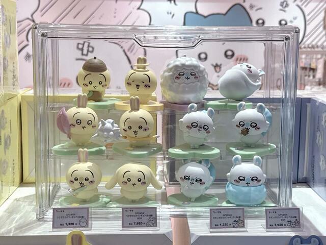 ちいかわ GPSBOX モモンガだらけフィギュア・うさぎだらけフィギュアも販売されています!