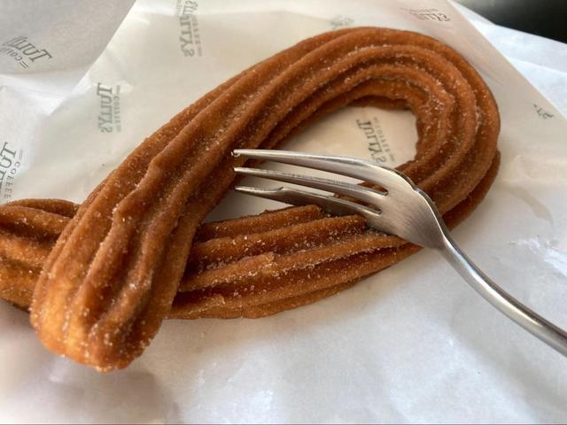 【タリーズコーヒー チュロスリボン】シナモンの香りが良いアクセントに