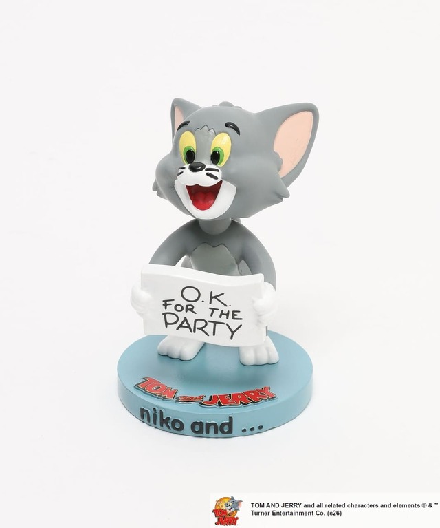 【トムとジェリー×niko and ...】「ボブルヘッド」3,740円／デスクや棚に飾るだけで癒しを与えるインテリアオブジェ！