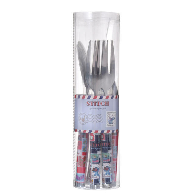 スティッチ&スクランプ カトラリーセット Holiday Season collection 2,500円