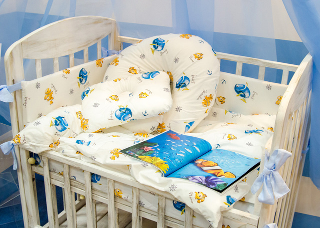 今夏公開の『ファインディング・ドリー』のベビー用品もたくさん展示されていました。