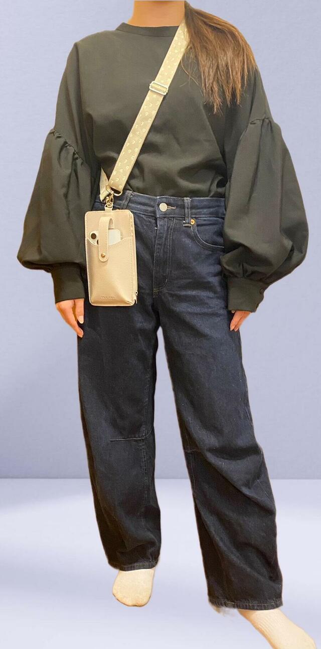 【SOU・SOU レザー調スマホポシェット】実際に使ってみました