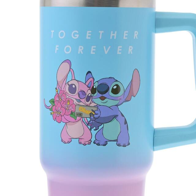 スティッチ&エンジェル タンブラー ステンレス ストロー付き STITCH & ANGEL 3,600円