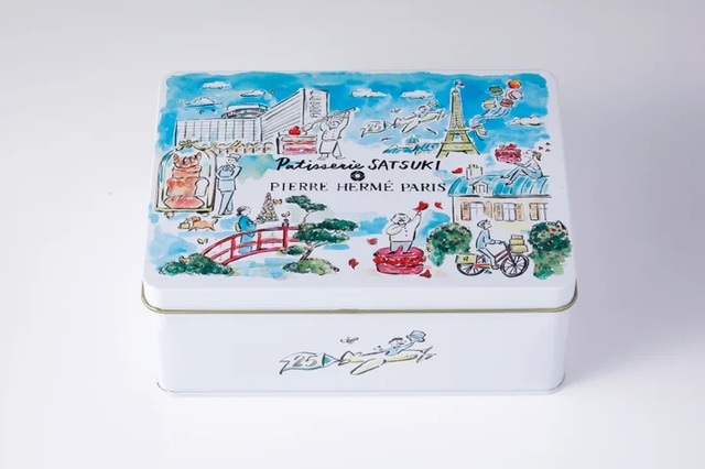 ピエール・エルメ・パリ パティスリーSATSUKI 開業25周年記念「コラボレーションクッキー缶」
