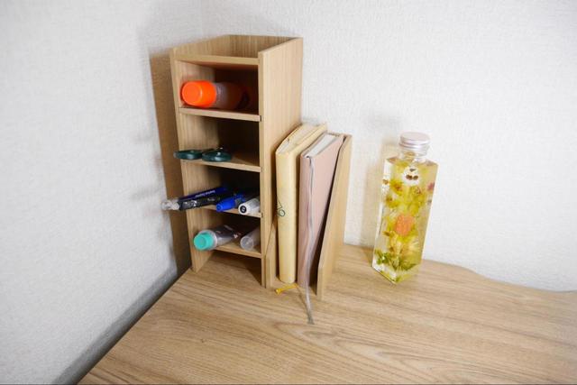 【無印良品 木製小物ラック】デスク周りがスッキリまとまる!