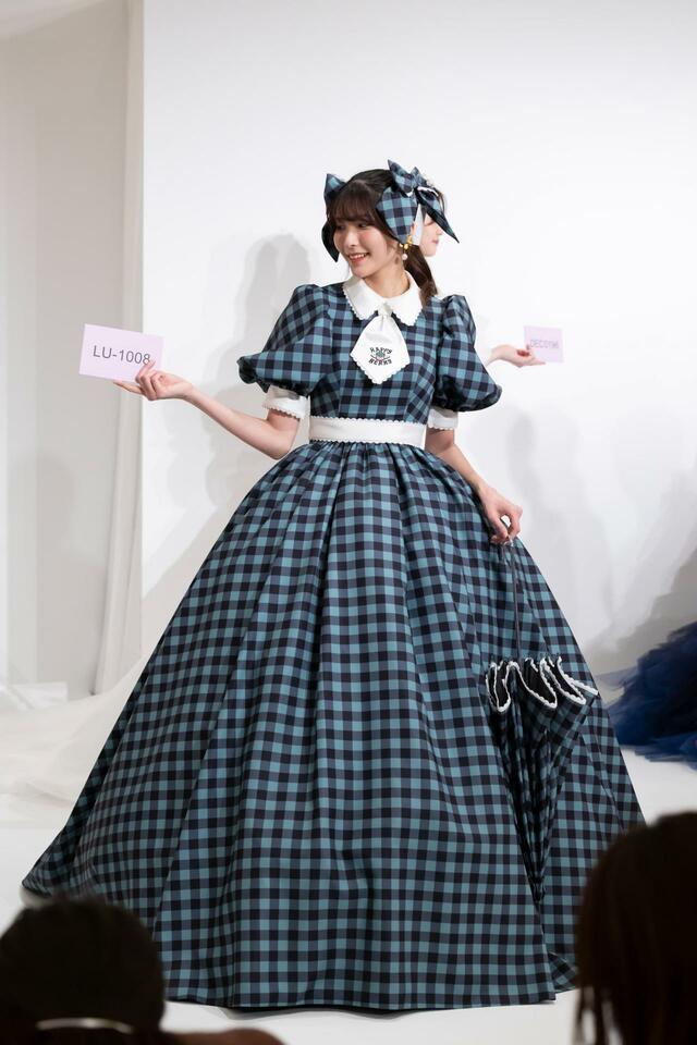 「Lulu felice×ご近所物語」新作ウェディングドレス　LU-1008_Green